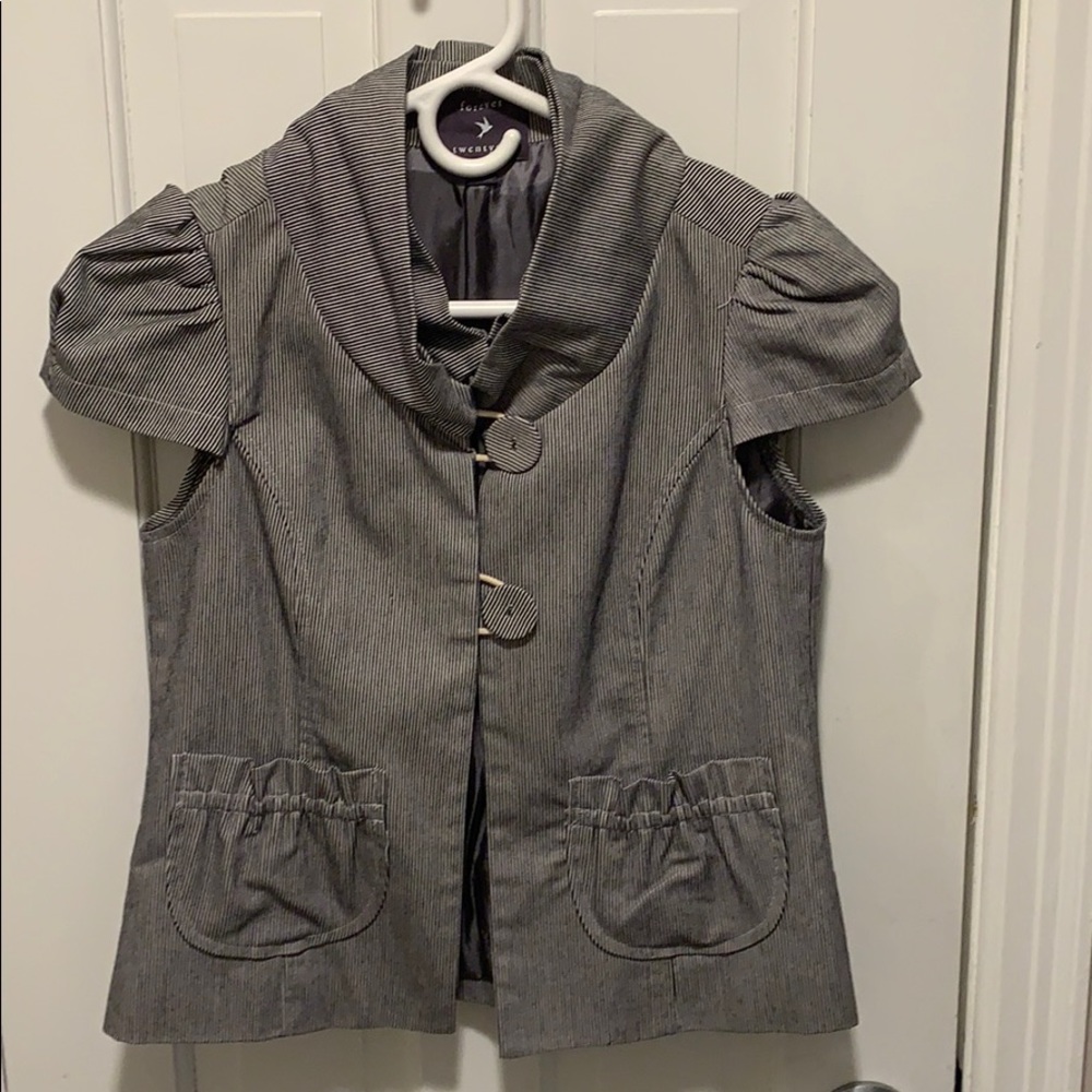 Forever 21 Pinstriped Top